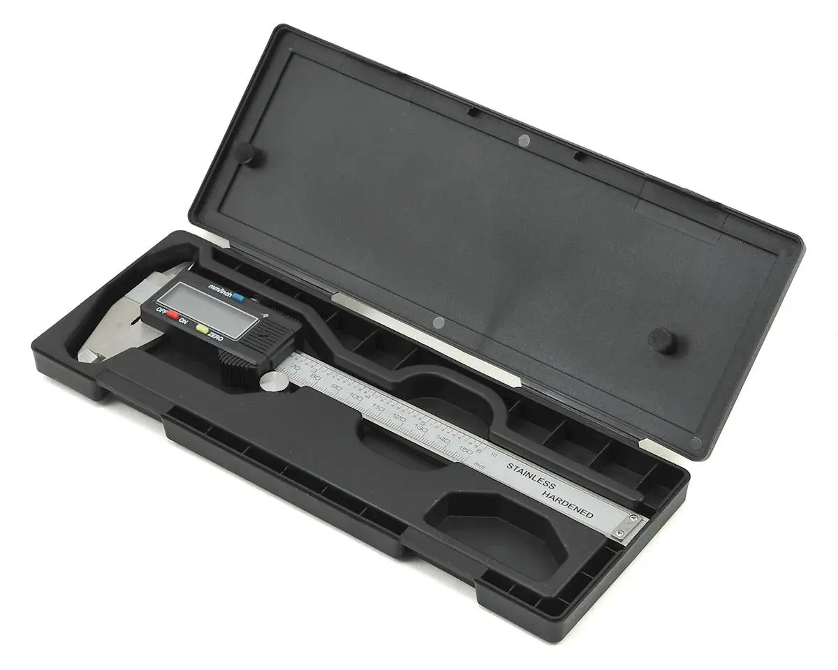 Protek Rc 6" Digital Caliper W/Lcd Display & Hard Case - Ptk-8290 2