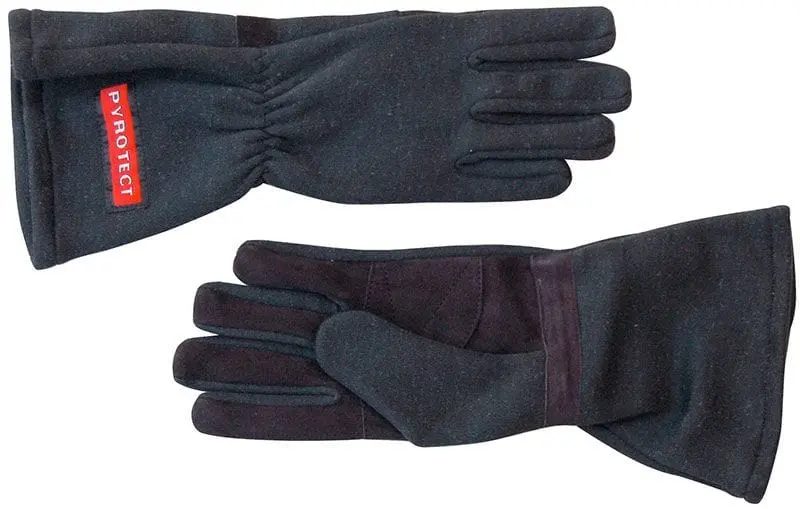 Two-Ply Black Racing Gloves – Lightweight Grip, X-Small Fit 1