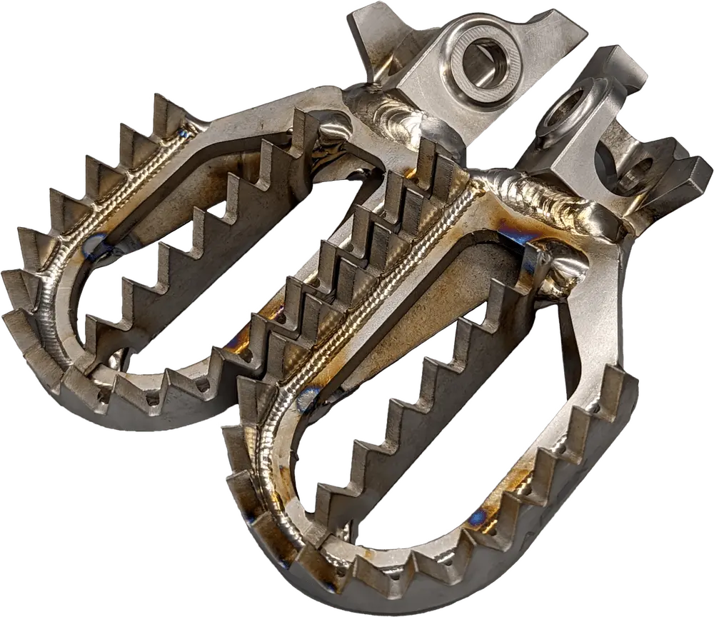 Raptor Titanium Foot Pegs Yamaha Yz450f (23-26) Yz250f (24-26) Rx013 1
