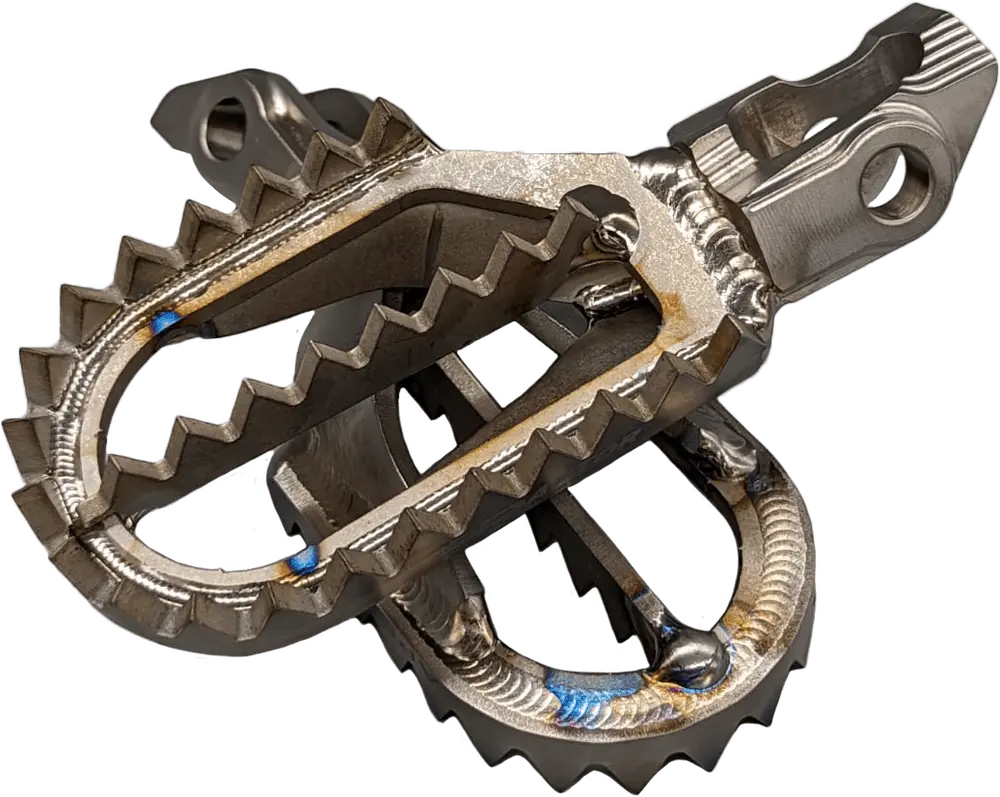 Raptor Titanium Foot Pegs - Rx023 5Mm Back - 2023 Husqvarna Tc 125, Tc 250, Fc 250, Fc 350, And Fc 450 1