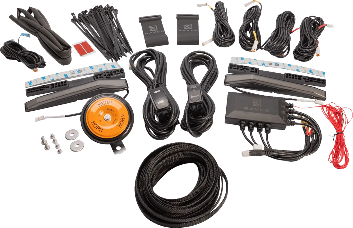 Ravek 64-700 Auto-Cancel Turn Signal Kit – Amber/White Running Lights – Polaris General 1000 / Xp 1000 (2021-2025) 1