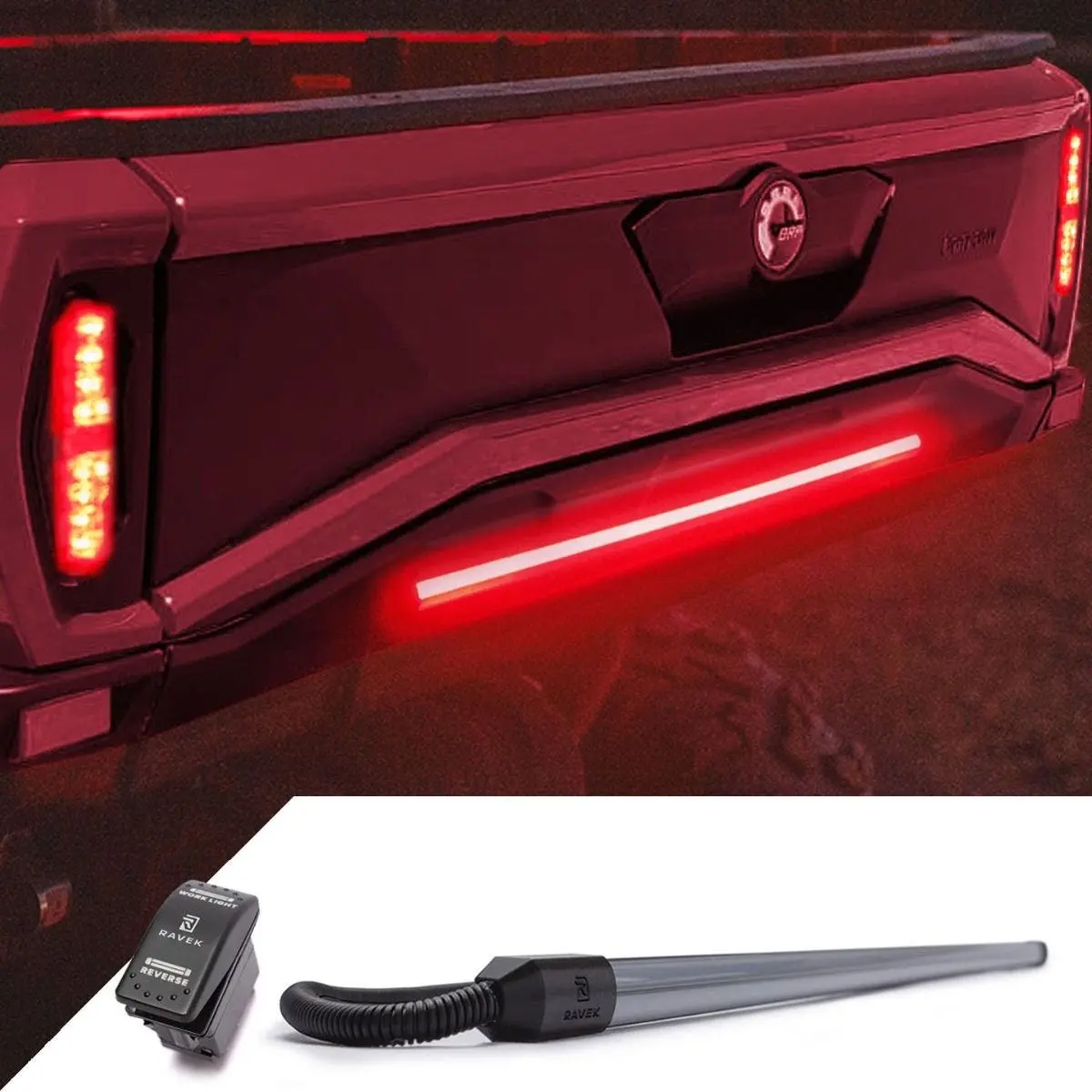 Ravek Taillight – Multi-Function Led Upgrade - 65-504 - 2021-2025 Can-Am Commander 1