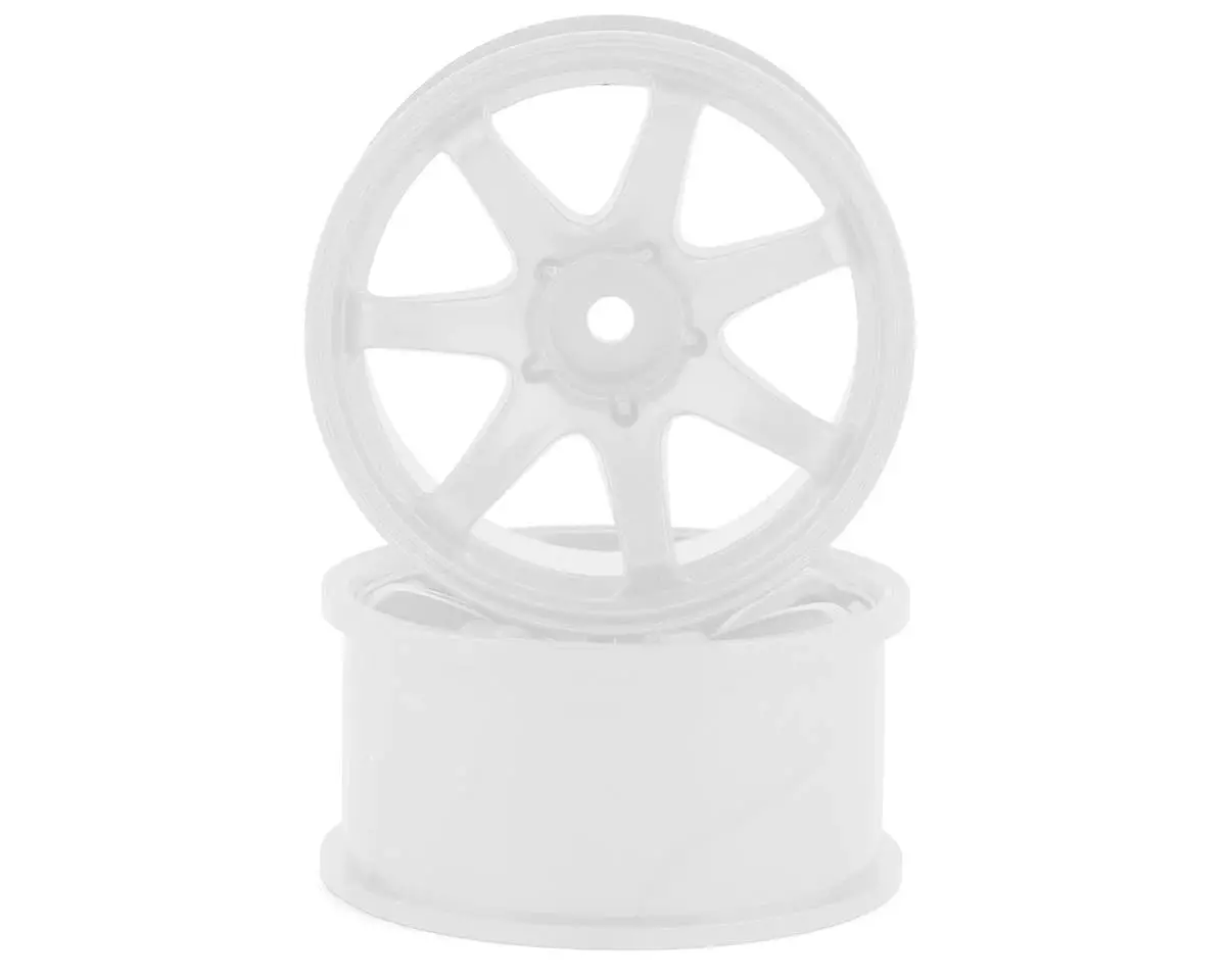 Rc Art Evolve Gf 6-Spoke Drift Wheels (White) (2) (8Mm Offset) W/12Mm Hex - Rca-Art-4308Wh 1