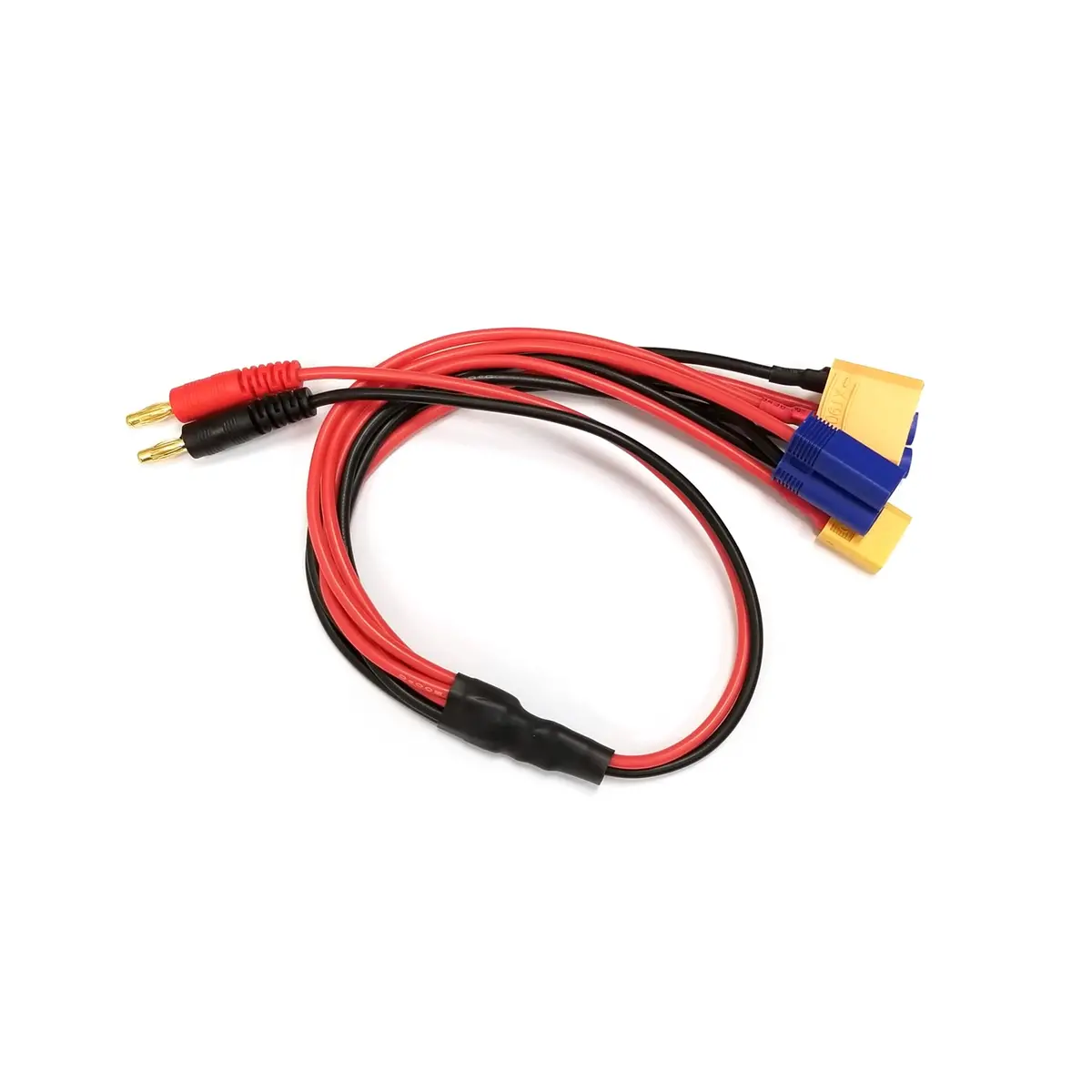 Racers Edge 4-Function Charge Adapter To Male 4Mm Bullets (Xt60, Xt90, Ec3, Ec5) 1