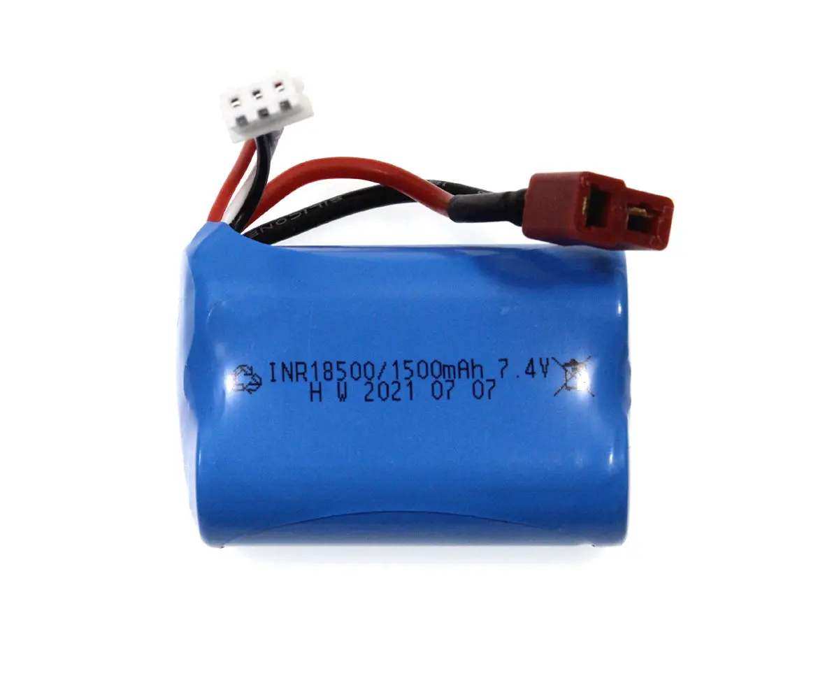 Racers Edge Li-Ion 7.4V 1500Mah Battery Pack (Type 18500) W/T-Plug For Blackzon Slyder (Rce6412) 1