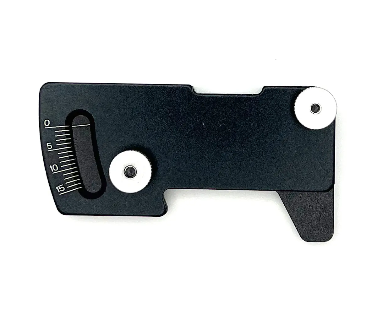 Racers Edge Pro Aluminum Ride Height/Camber Gauge, Black (Rcepro7026) 2