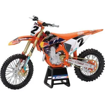 Red Bull Ktm 450 Sx-F - Cooper Webb - 1:12 Scale - Orange/Black/White - New Ray Toys 1