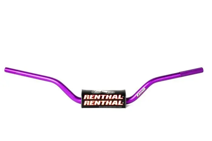 Renthal 609 Fatbar Handlebar Rc High - 7010-T6 Aluminum - Purple - 1-1/8" 1