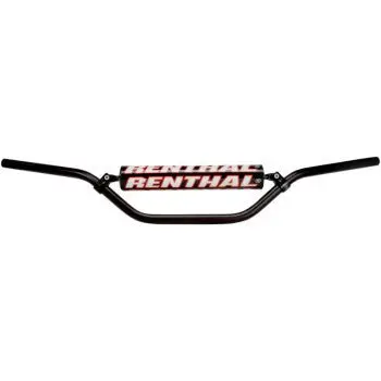 Renthal 613 Enduro High 7/8" Off-Road Handlebars - Aerospace Aluminum Black, Or Silver 1
