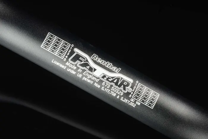 Renthal - 673-01-Bk - Fatbar Handlebar - 673 - Trials 100 Bou/Lampkin - Black 1