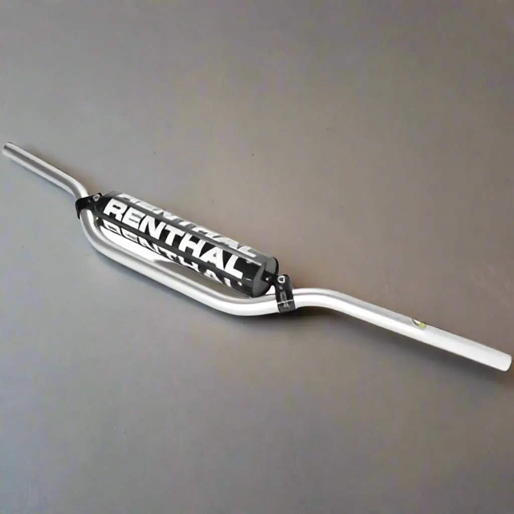 Renthal - 983-05-Si-01-18 - 7/8” Handlebar Silver Mx Enduro | Villopoto | Stewart 1