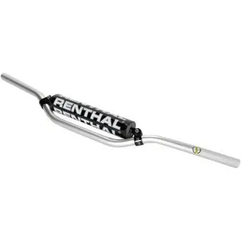 Renthal Handlebar - 790-02-Si-01-185 - Cr/Enduro/Low/Mx/Moto - Silver - 7/8" Bars 1
