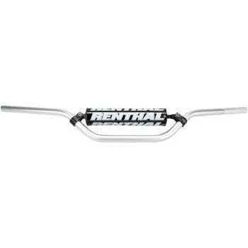 Renthal Handlebar - 809 - Rc/Enduro/Mx/Moto/High - 7/8" Bars Silver, Black, And Purple 1