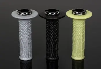 Renthal Mx Original Lock-On Grips - Taper Half-Waffle - Soft, Ultra Tacky, And Aramid 1