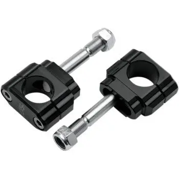 Renthal Rubber-Mounted Handlebar Clamp Bar Mount - Cl019 - 1-1/8" - 5 Mm Offset 1