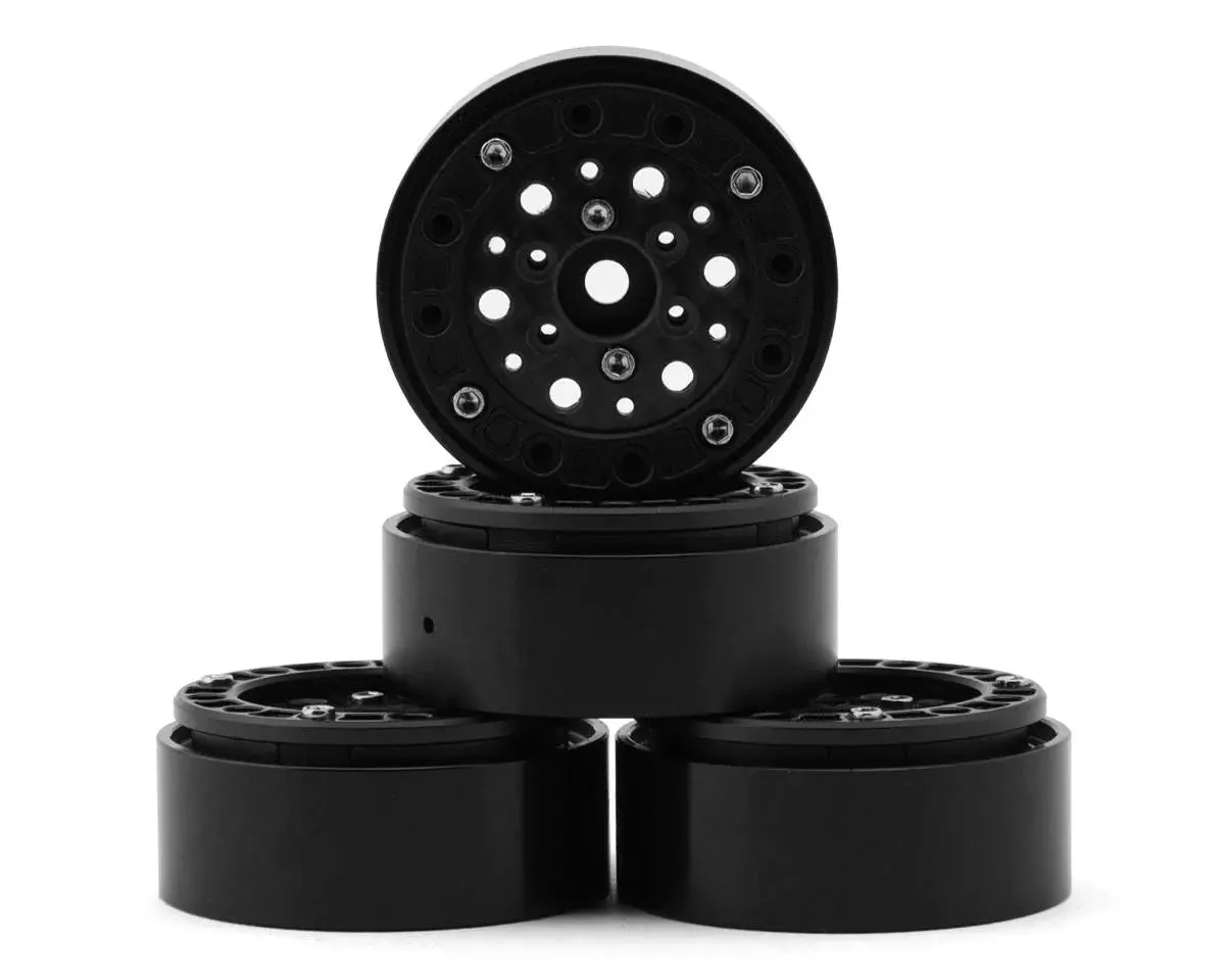Redcat 1.3" Aluminum & Carbon Fiber Micro Crawler Beadlock Wheels (Choose Color) (4) (23.8G Ea) 1