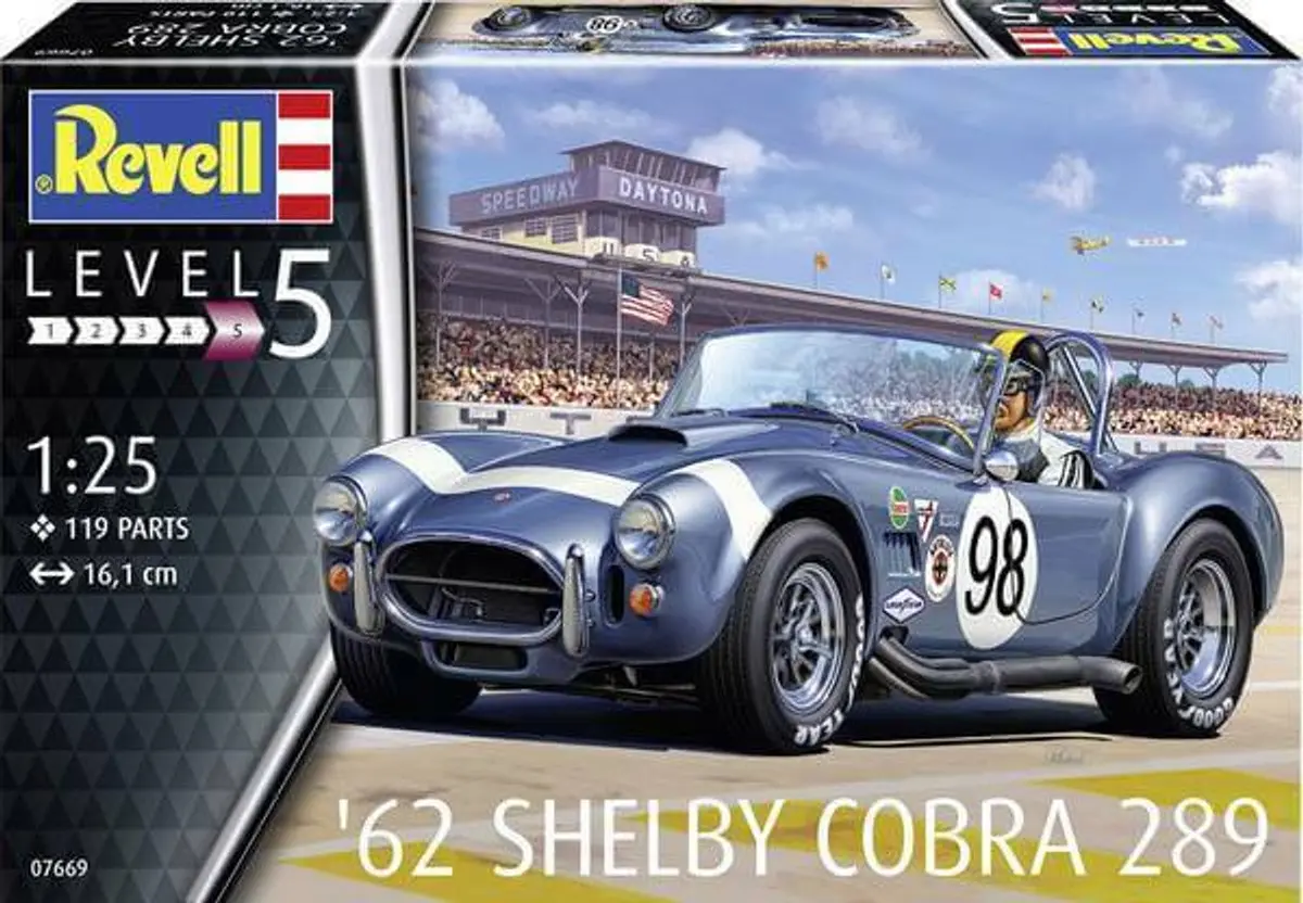 1/25 1962 Shelby Cobra 289 7669 1