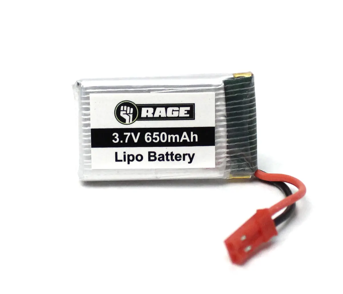 Rage 1S 3.7V 650Mah Lipo Battery; Stinger 240 1