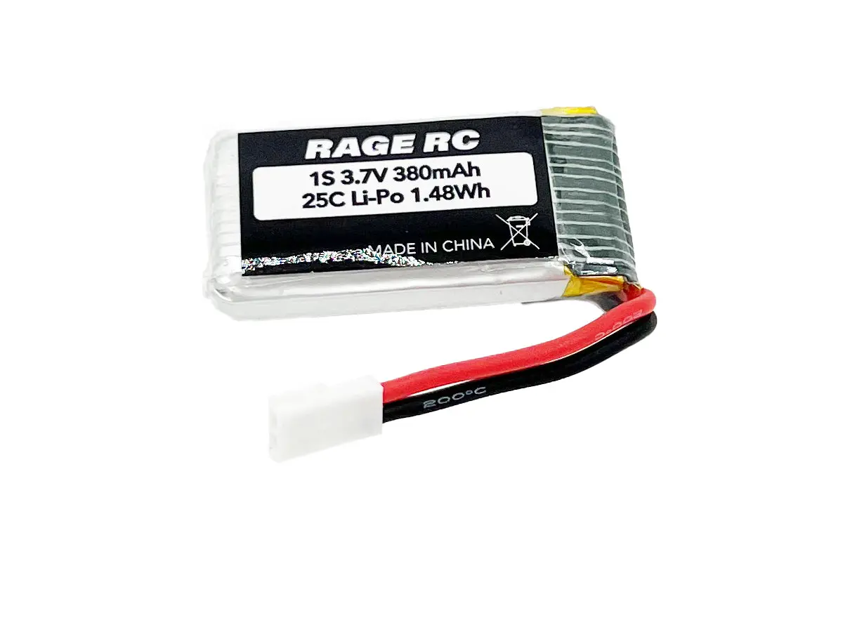 Rage Rc 3.7V 380Mah 1S Lipo Battery Jetpack Commander Xl 1