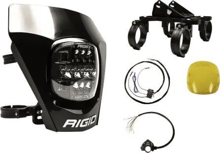 Rigid Adapt Xe Extreme Led Enduro Led Moto Kit Black - 300416 1