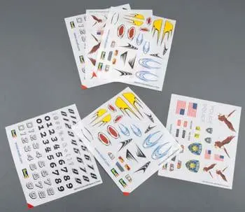 Peel & Stick Decal H-J Assortment #3 (6) 1