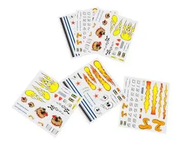Peel & Stick Decal A-C Asst (6) 1