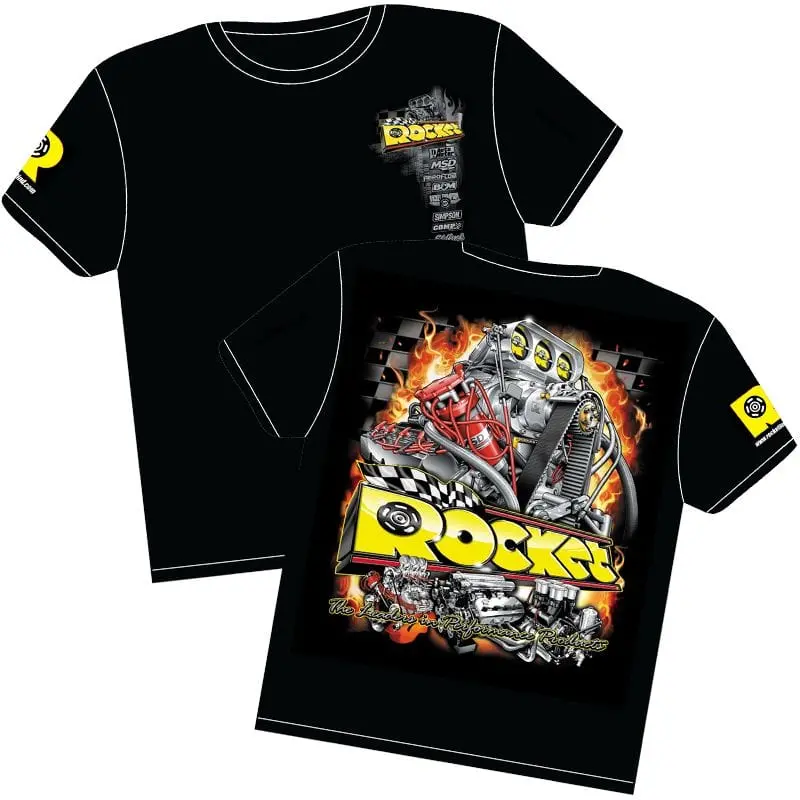 Rocket Motorsports Rt1-Ym Black T-Shirt 1