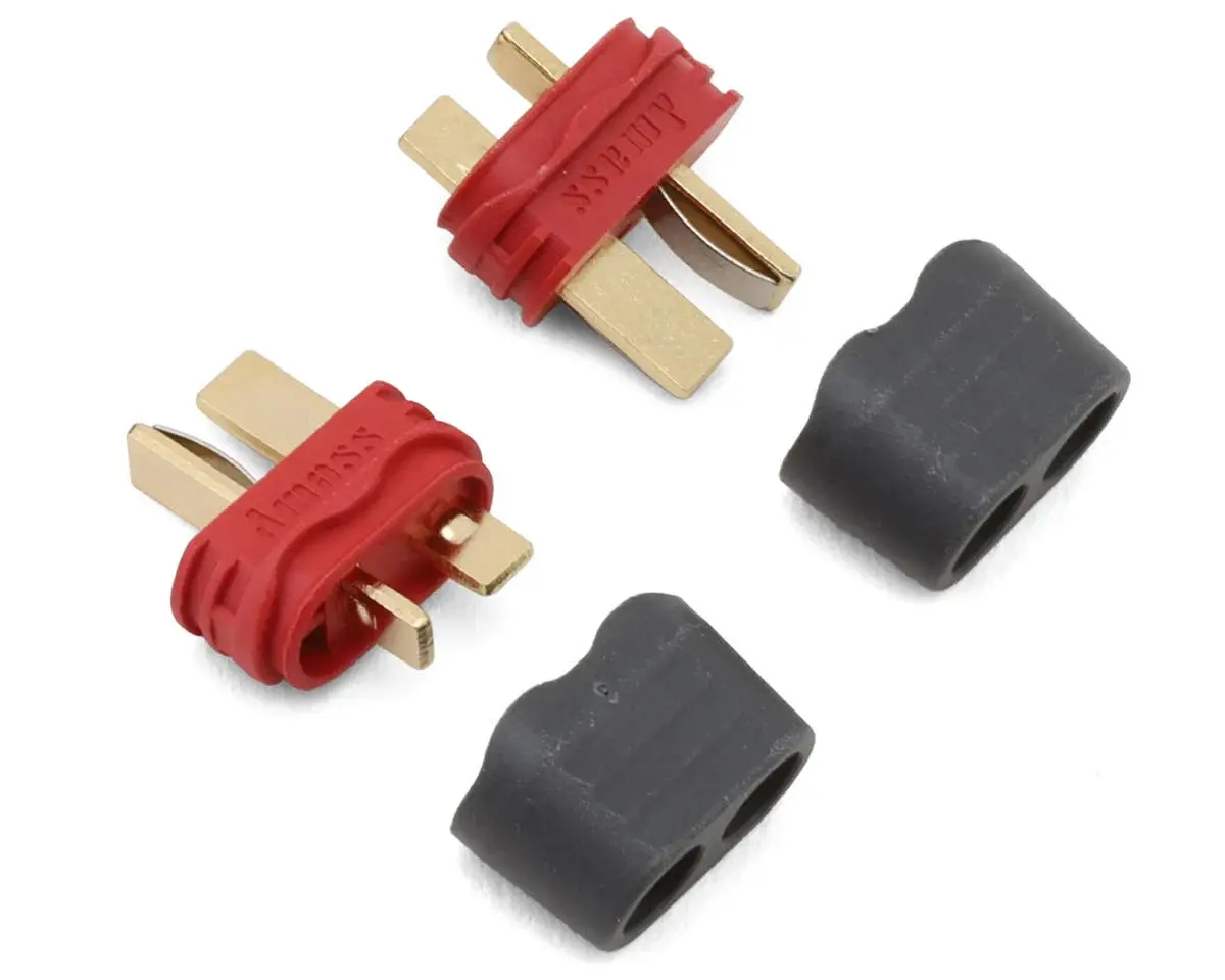 Samix T-Style Connectors Set W/Wire Cover (2 Male) - Samct-002M 1