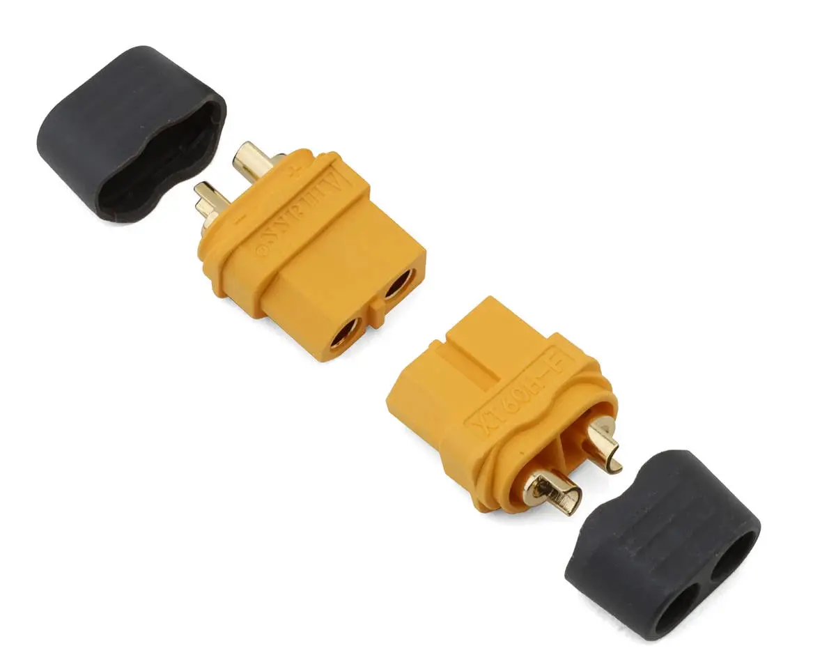 Samix Xt60 Connectors W/Wire Covers (2 Female) - Samcxt60h-002F 1