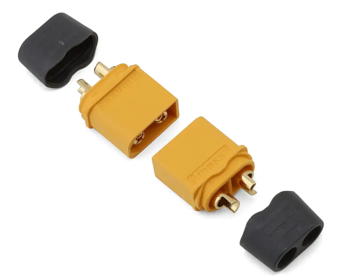 Samix Xt60 Connectors W/Wire Covers (2 Male) - Samcxt60h-002M 1
