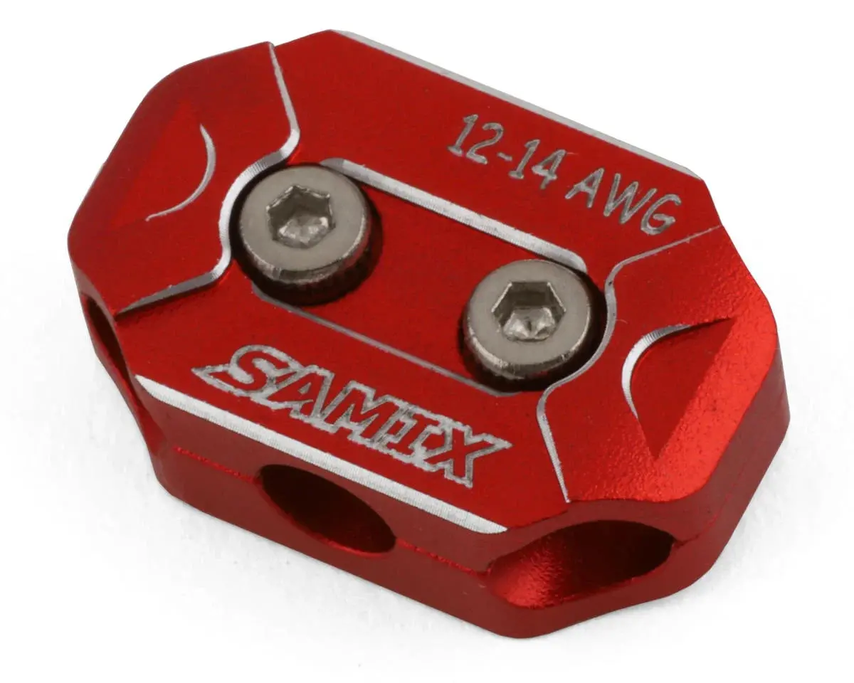 Samix 12-14Awg Motor Wire Organizer Clamp (Red) - Samwo-001-Rd 1