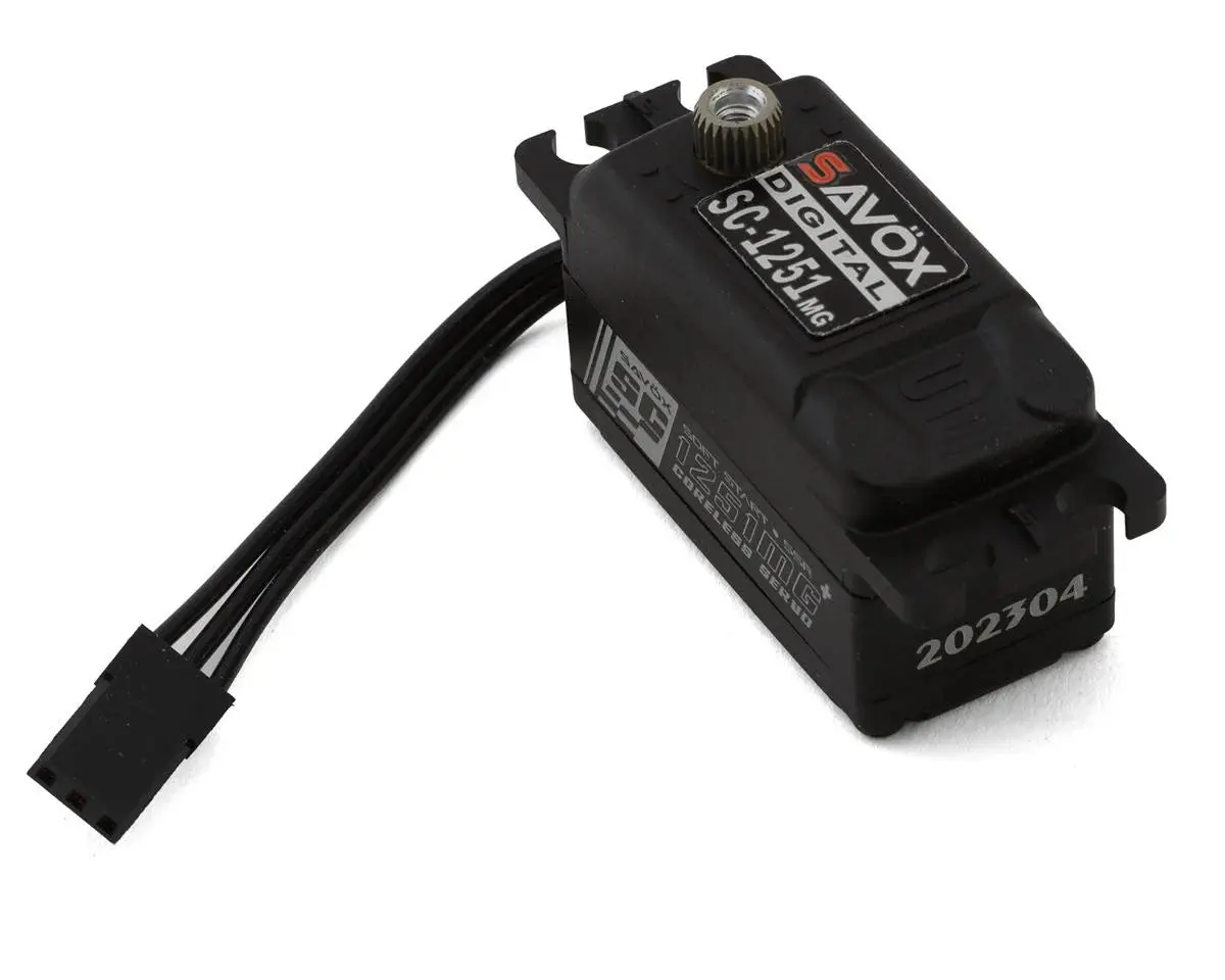 Savox Sc-1251Mg Black Edition Low Profile High-Speed Digital (Hv) Servo W/Soft Start 1