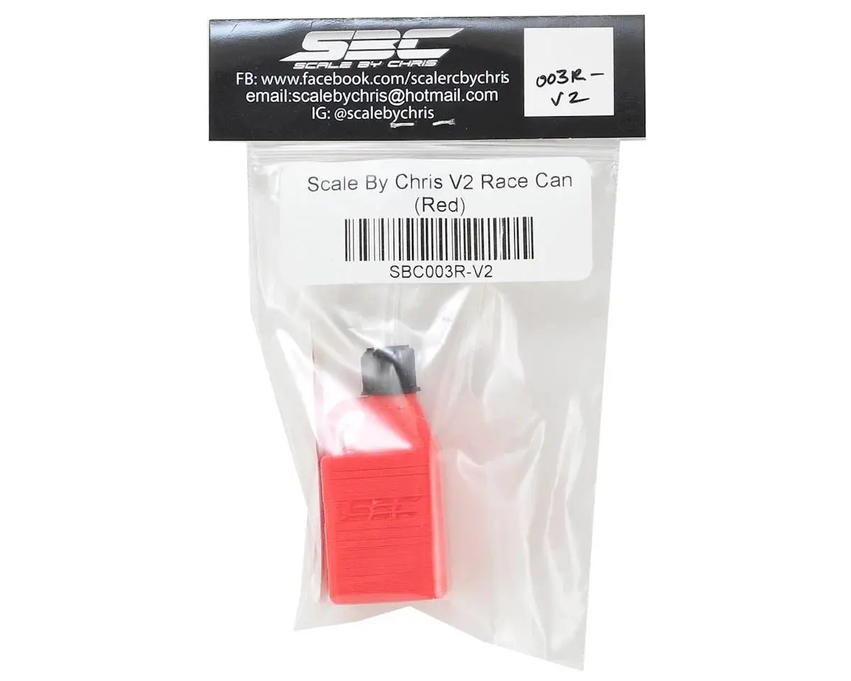 Scale By Chris V2 Race Can (Red) - Sbc003r-V2 2
