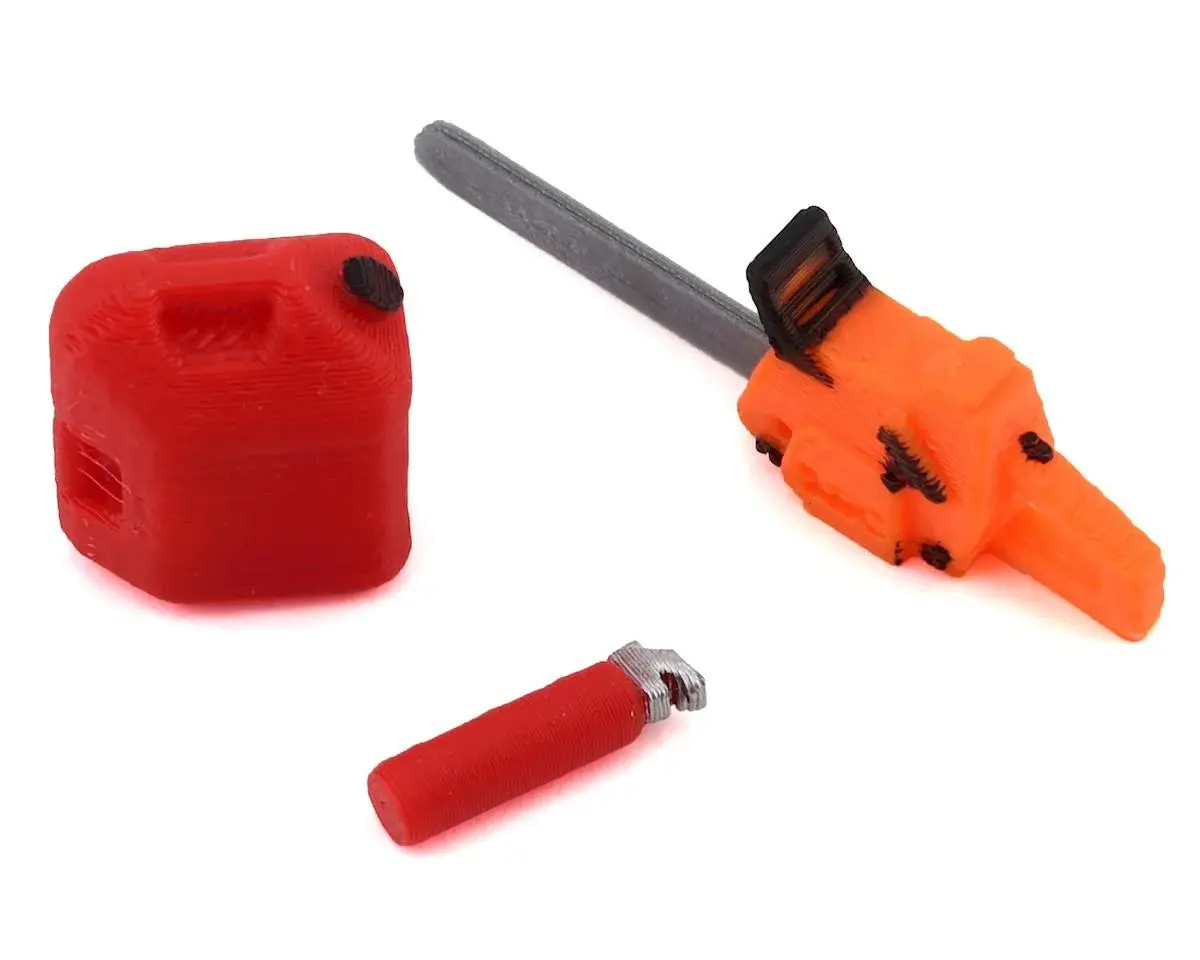 Scale By Chris 1/24 Scale Combo Pack 3 W/Chainsaw, 5Gal Fuel Jug, Fire Extinguisher - Sbcs24c 1