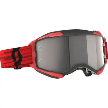 Scott Fury Motocross Goggle - 272828-0084269 - Dark Red - Silver Works 1