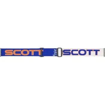 Scott Fury Motocross Goggle - 272828-1029289 - Retro White/Blue - Yellow Works 2