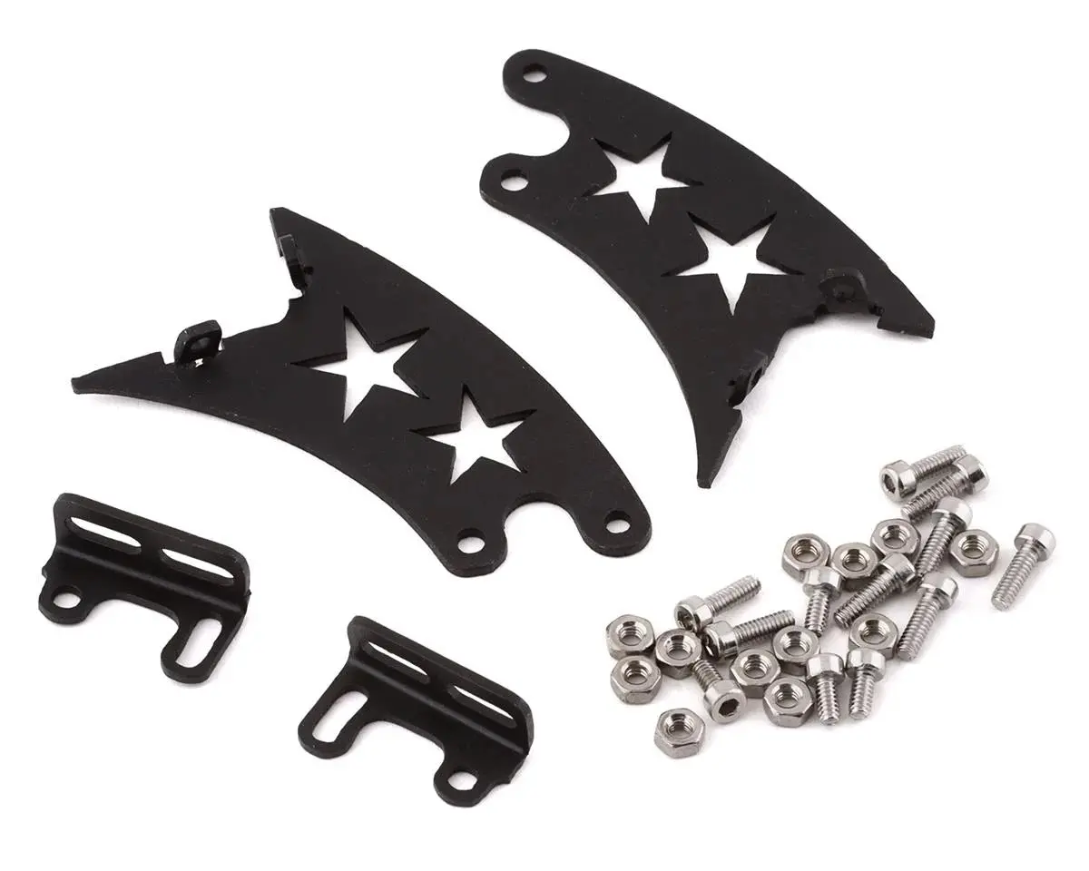 Sideways Rc Edge Mount 2 Scale Drift Wing Mount (Black) 1