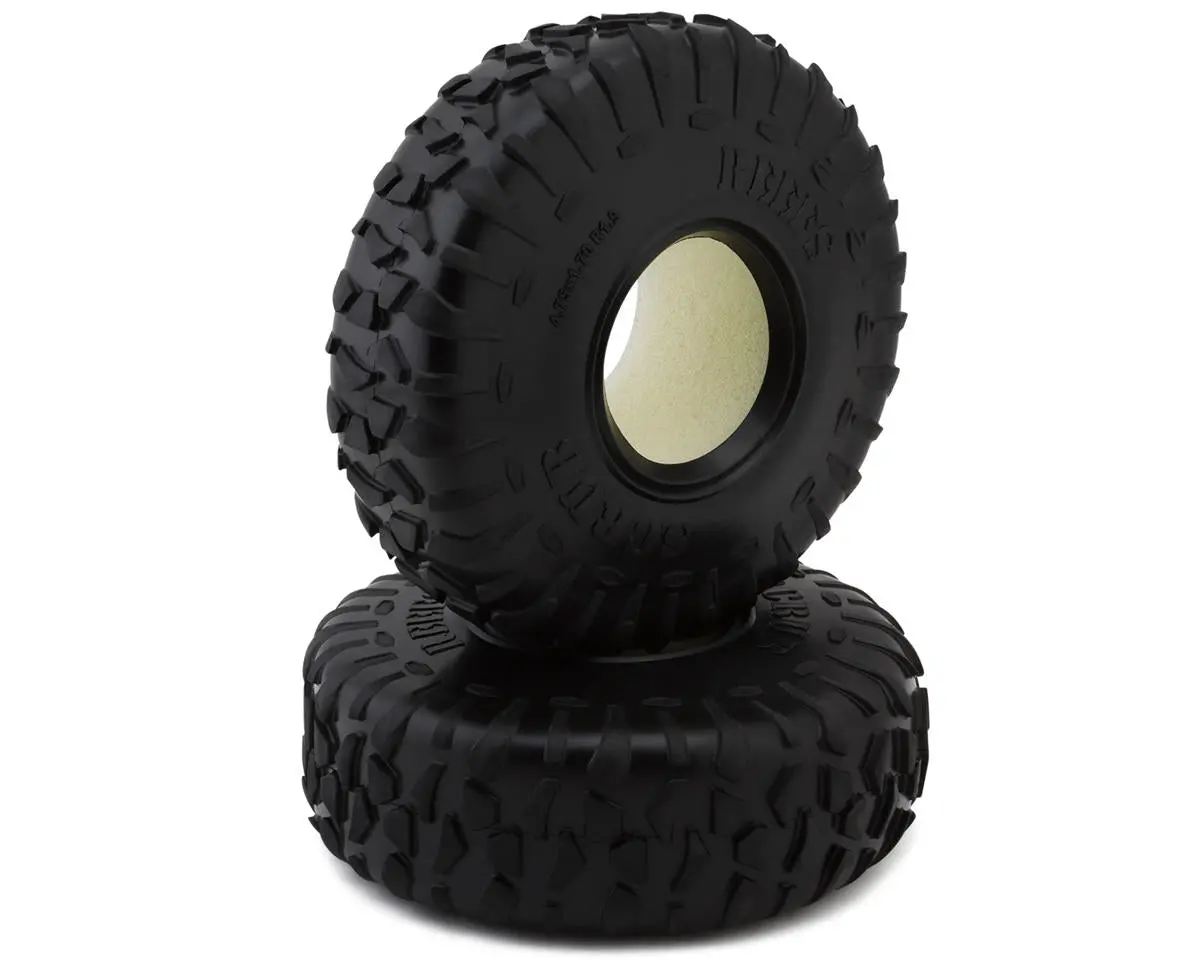 Reefs Rc 1/10 Scrub 1.9" Performance Rock Crawler Tires (2) (4.75") (Pink) W/Foam Inserts. 1