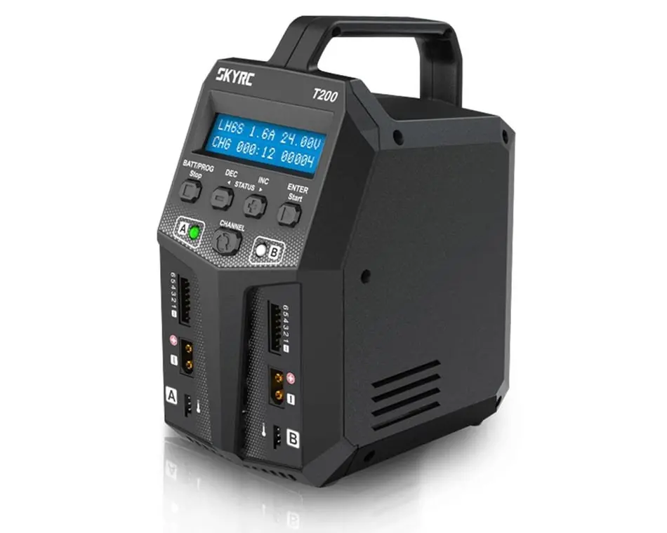 Skyrc T200 Dual Ac/Dc Battery Charger (6S/10A/100W X2) 1