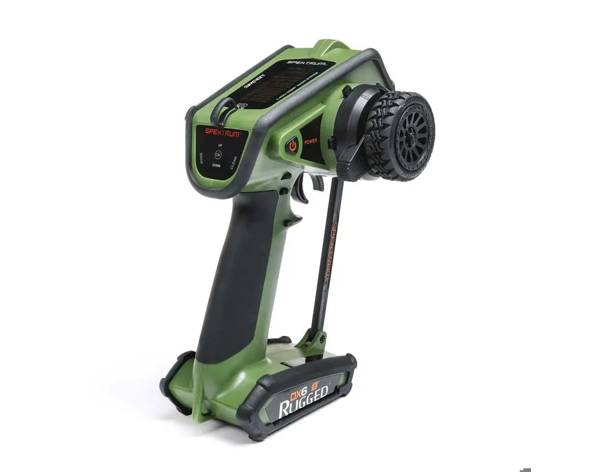 Spektrum Rc Dx6 Rugged 6-Channel Dsmr Surface Radio (Transmitter Only) (Green) 1