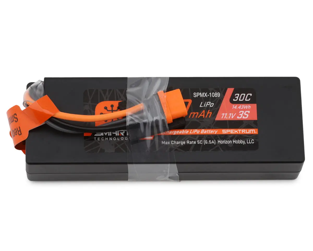 Spektrum Rc 3S Smart G2 Lipo 30C Battery Pack (11.1V/1300Mah) W/Ic2 Connector 1