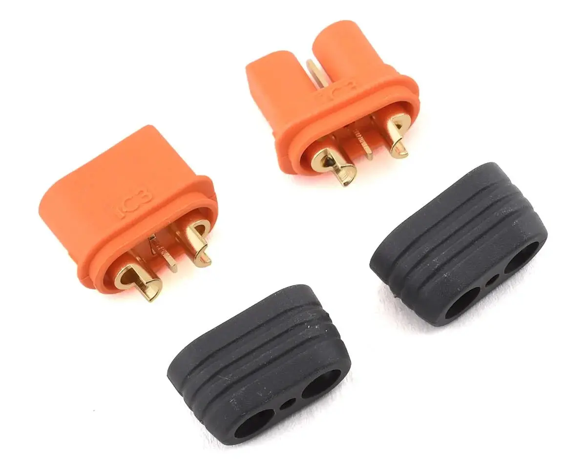 Spektrum Rc Ic3 Device & Battery Connector Set (1 Male & 1 Female) 1