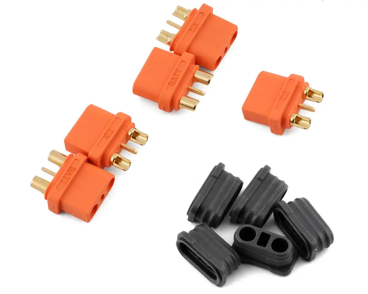 Spektrum Rc Ic2 Battery Connector (5) (Female) 1