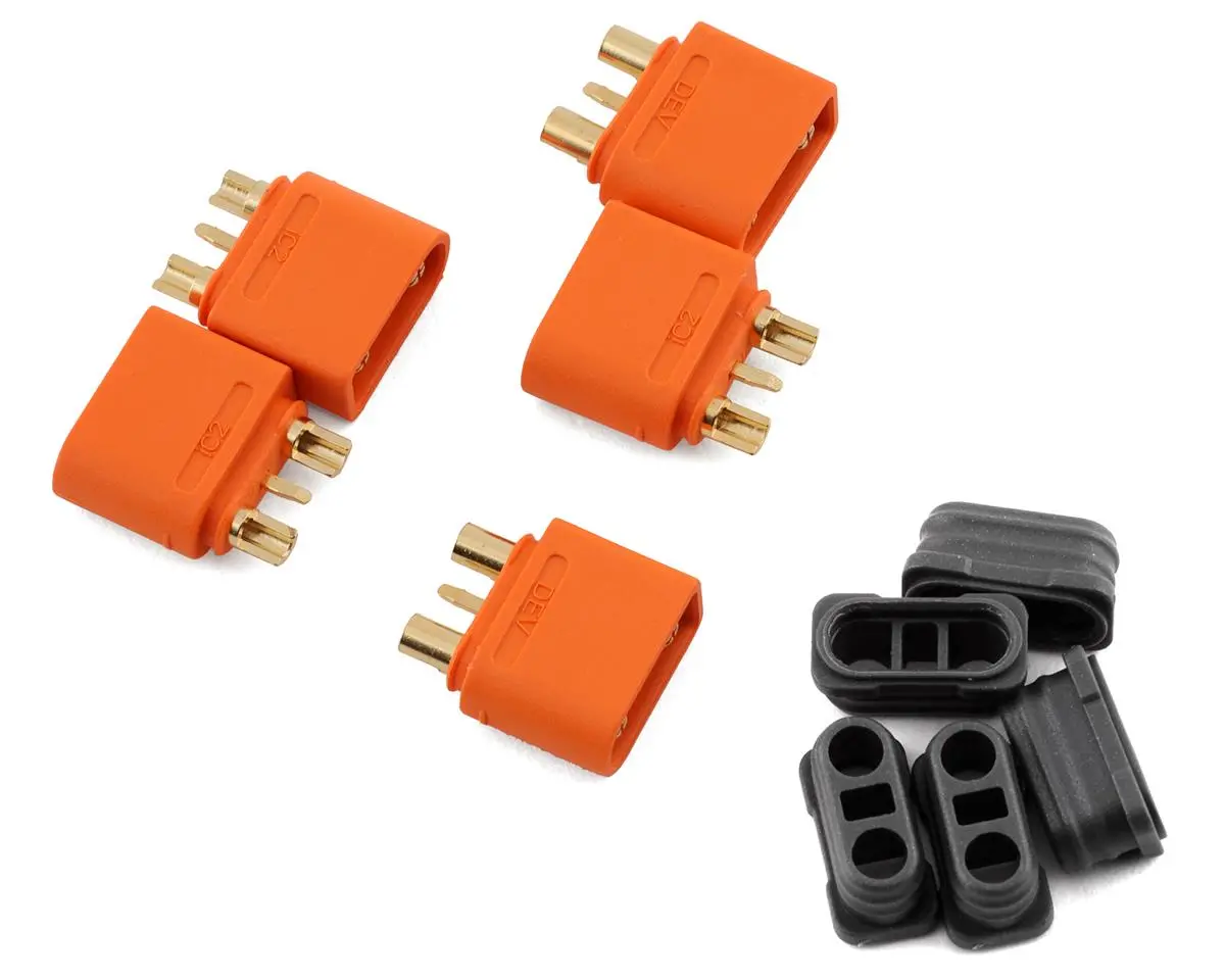 Spektrum Rc Ic2 Battery Connector (5) (Male) 1