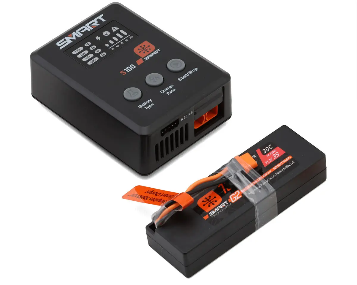 Spektrum Rc Smart Powerstage Surface Bundle W/3S Smart 30C Lipo Battery (1300Mah) (Ic2) 1