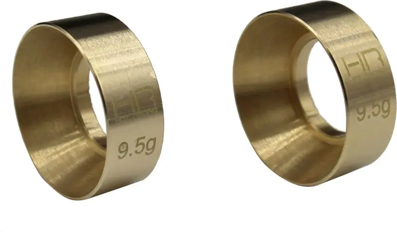 Hot Racing 9.5G Brass Machete Wheel Weights Scx24 1