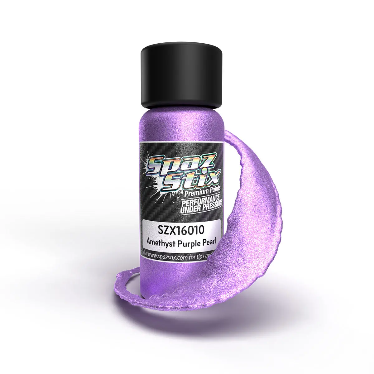 Spaz Stix Amethyst Purple Pearl Airbrush Ready Paint, 2Oz Bottle 1