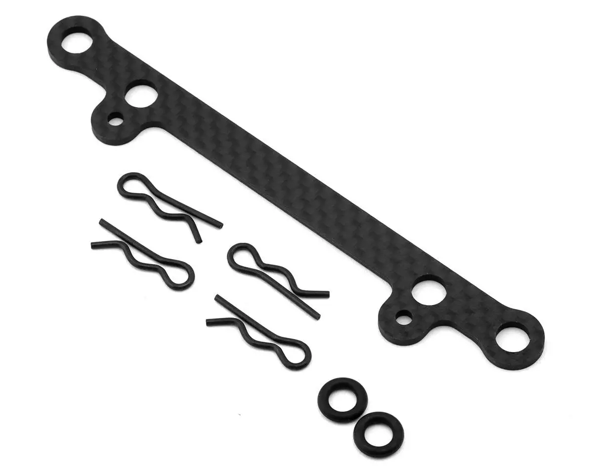 Tamiya Touring Car Carbon Fiber Rear Body Mount Crossmember Brace 1
