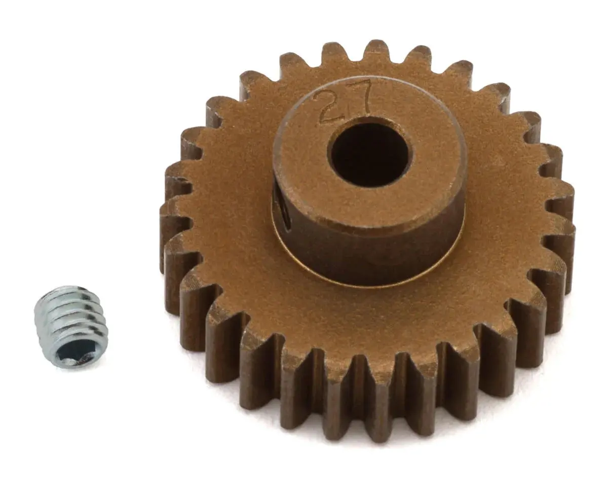 Tamiya Mod 0.6 Hard Coated Aluminum Pinion Gear (27T) (Tt-02 Srx) 1