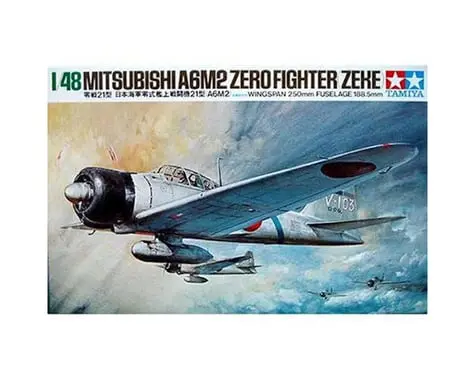 Tamiya 1/48 A6m2 Zero Fighter Type 21 - Tam61016 1